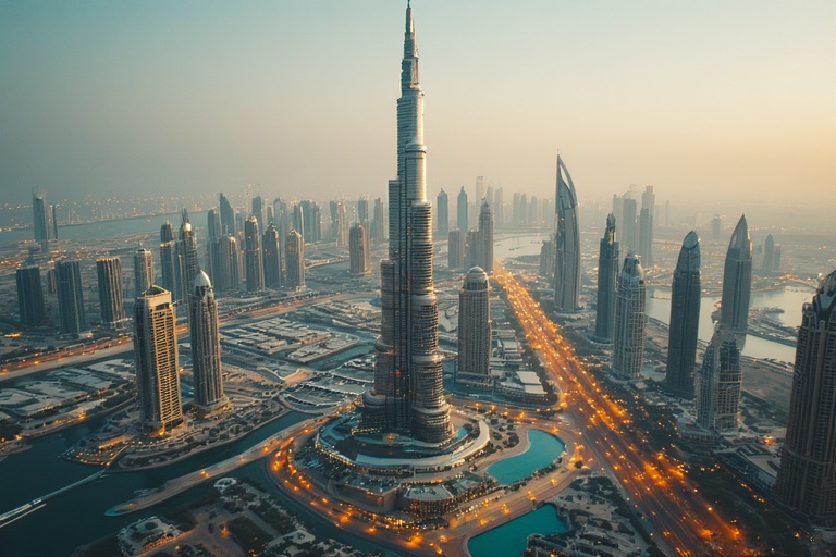 Burj Khalifa view during Dubai City Tour